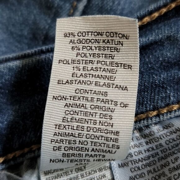 𝅺lucky Brand Brooke Mid Rise Legging medium rinse 6 / 28 distressed - Picture 7 of 14